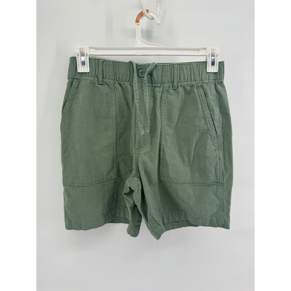Old Navy Mens Relaxed Fit Cotton Pull On Shorts Sage Green Size Small 7in Inseam